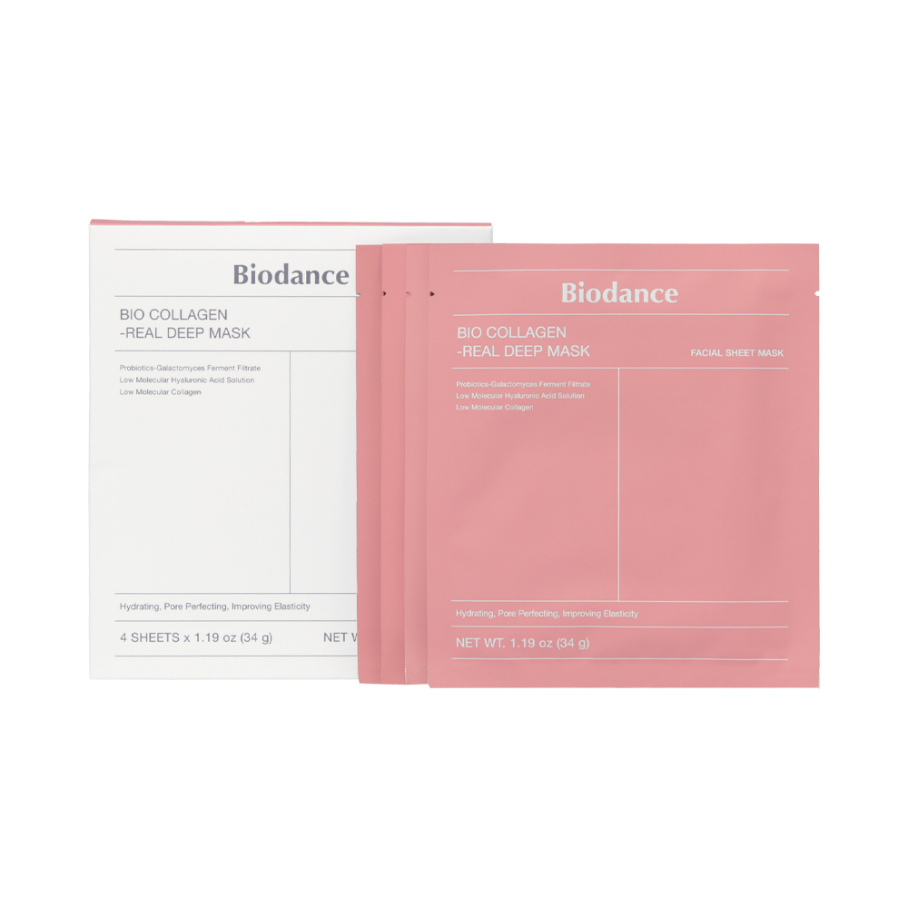 Bio-Collagen Real Deep Mask x 4 by Biodance | Face Masks (Skincare)