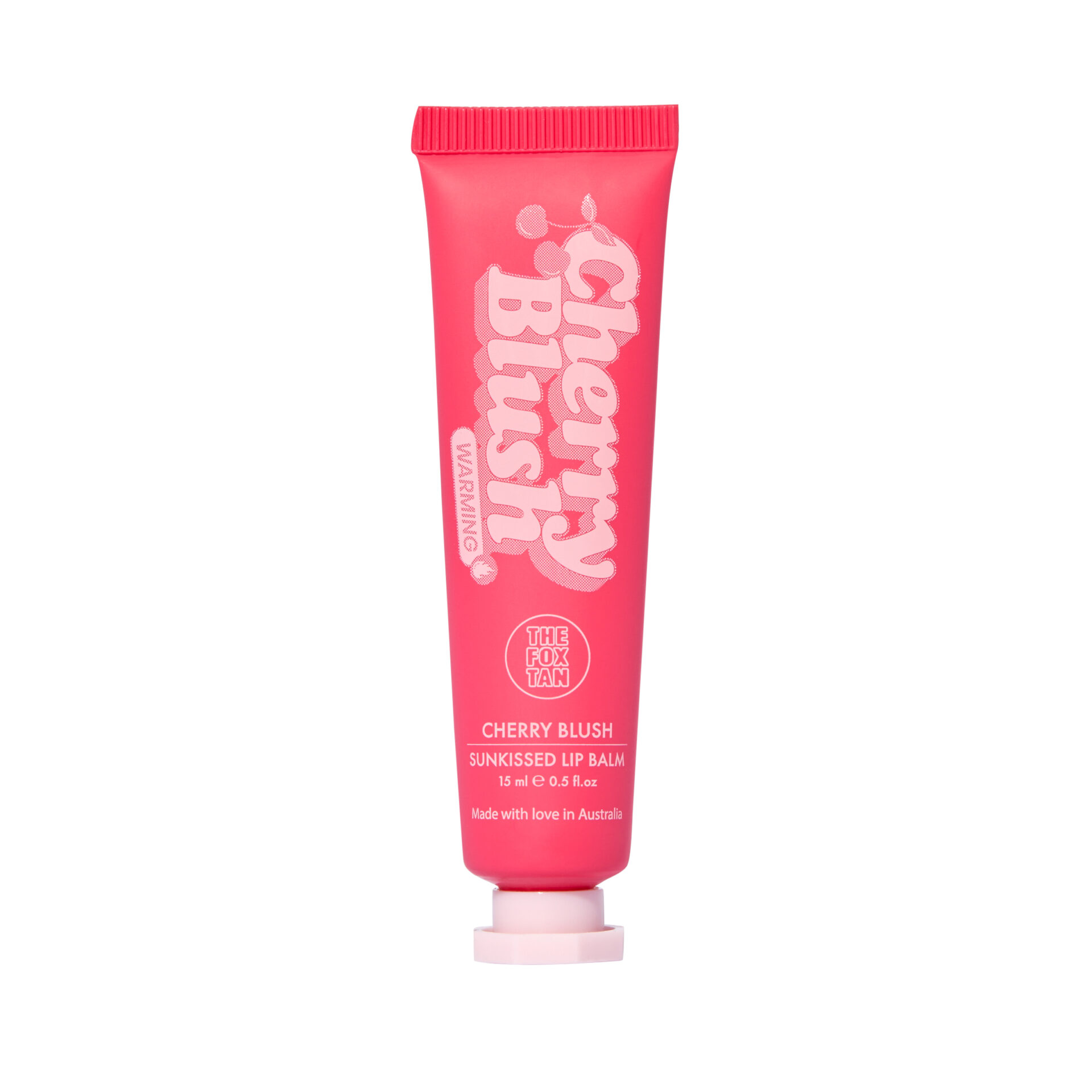 Cherry Blush Sunkissed Lip Balm 15ml by The Fox Tan | Lip Balms (Skincare)