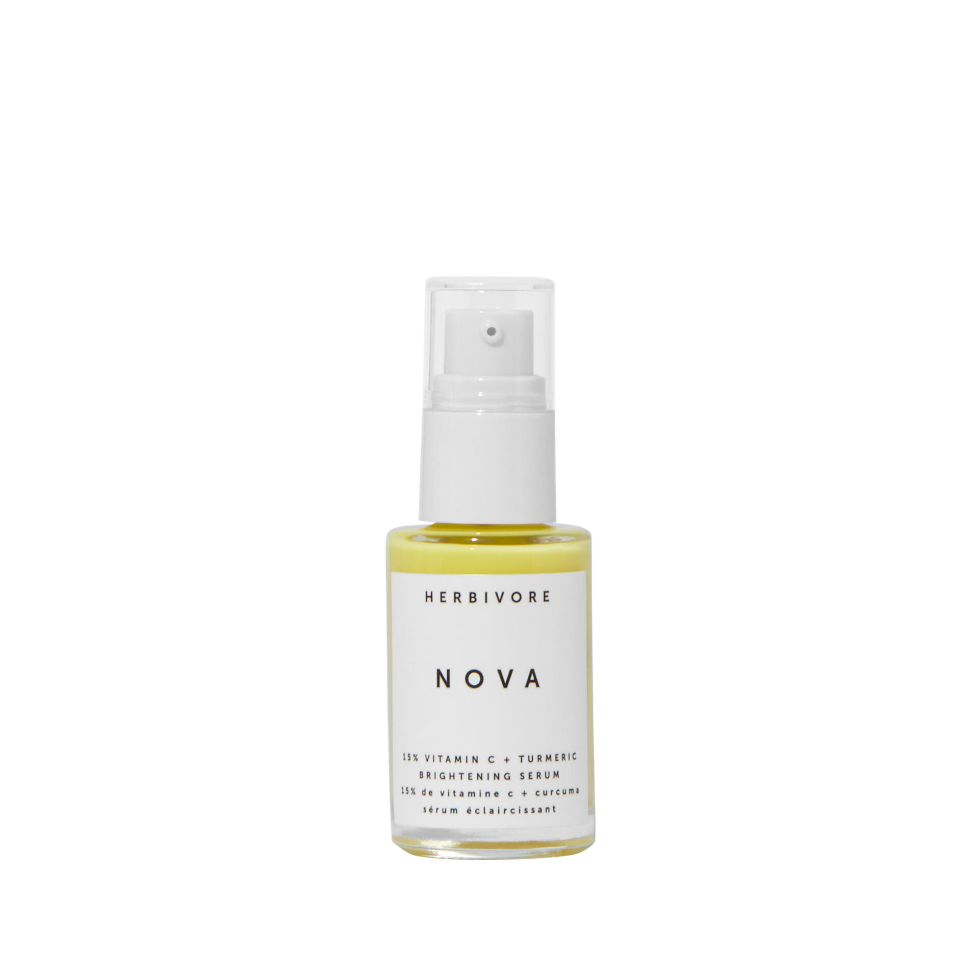 Nova 15% Vitamin C + Turmeric Brightening Serum by Herbivore | Face Serums (Skincare)