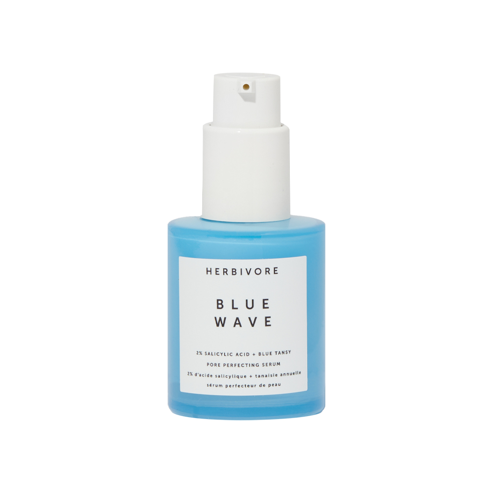 Blue Wave 2% Salicylic Acid + Blue Tansy Pore Perfecting Hydrating Serum by Herbivore | Face Serums (Skincare)