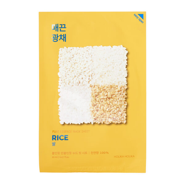 Pure Essence Mask Sheet Rice by Holika Holika | Face Masks (Skincare)