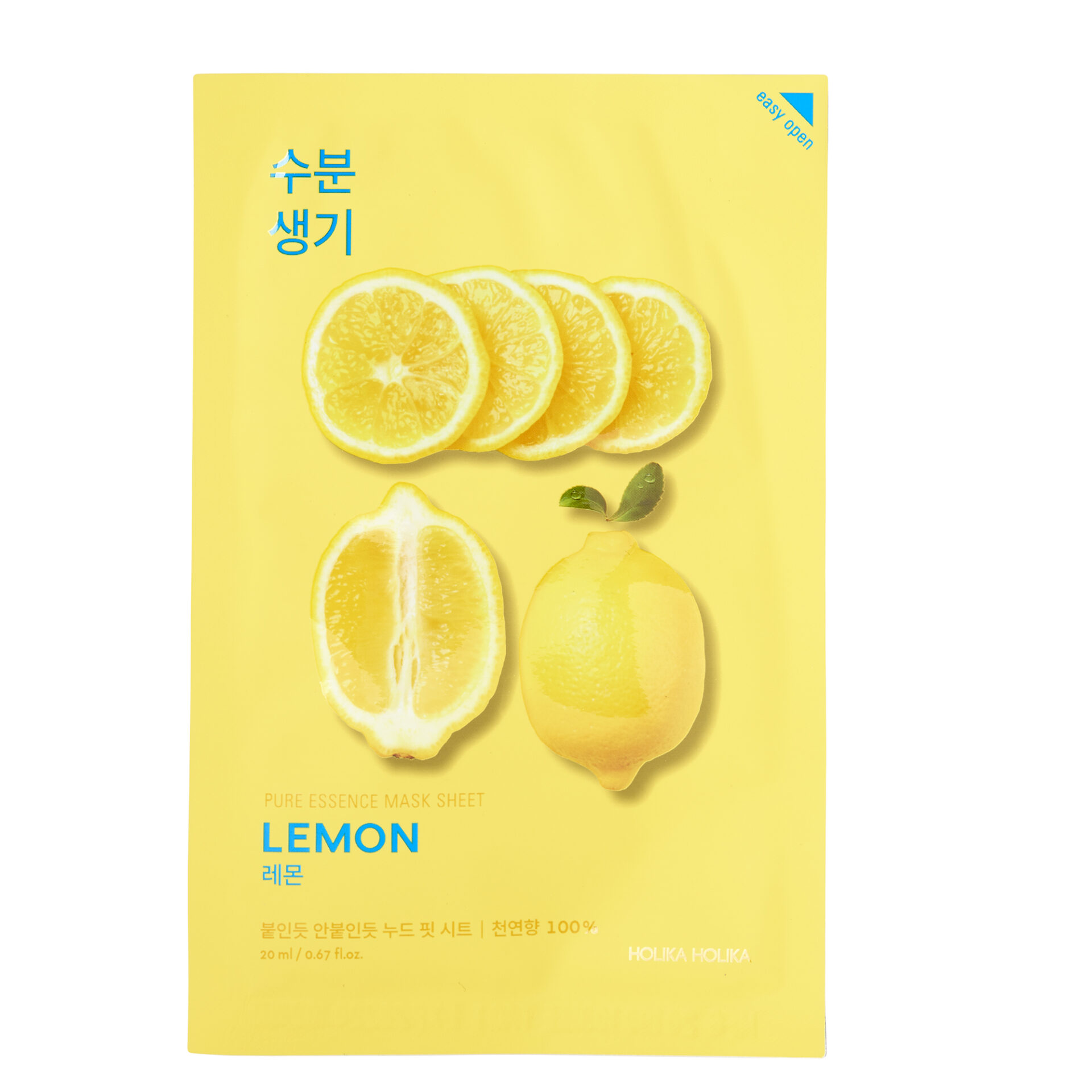 Pure Essence Mask Sheet Lemon by Holika Holika | Face Masks (Skincare)