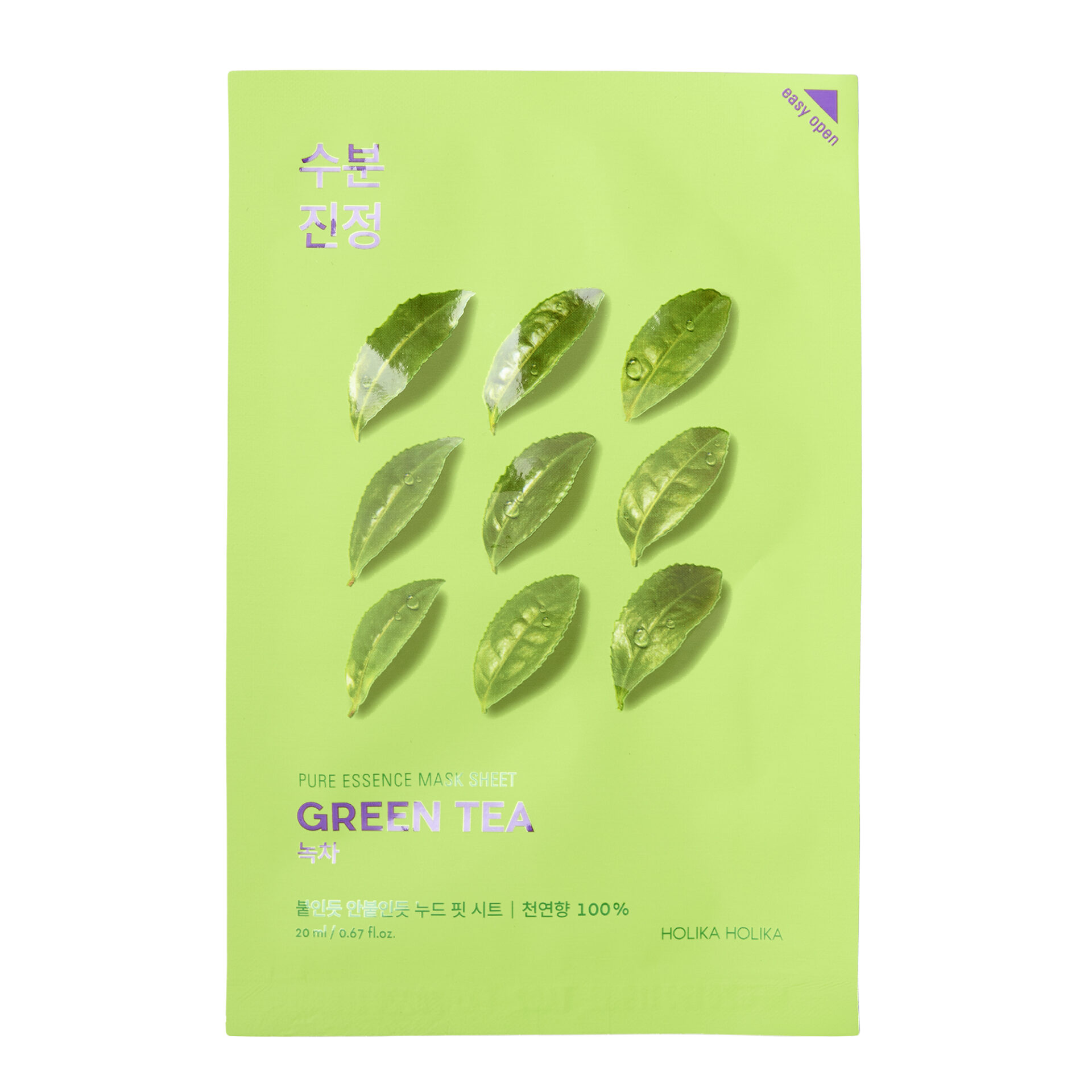 Pure Essence Mask Sheet Green Tea by Holika Holika | Face Masks (Skincare)