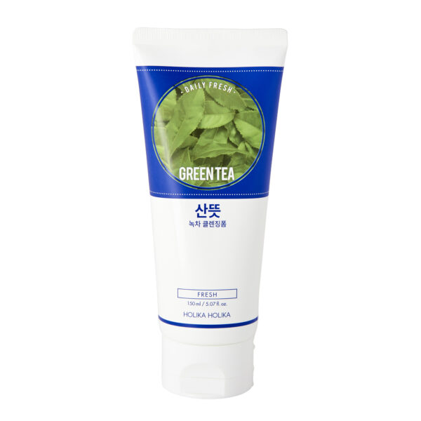 Daily Fresh Green Tea Cleansing Foam by Holika Holika | Face Wash & Cleansers (Skincare)