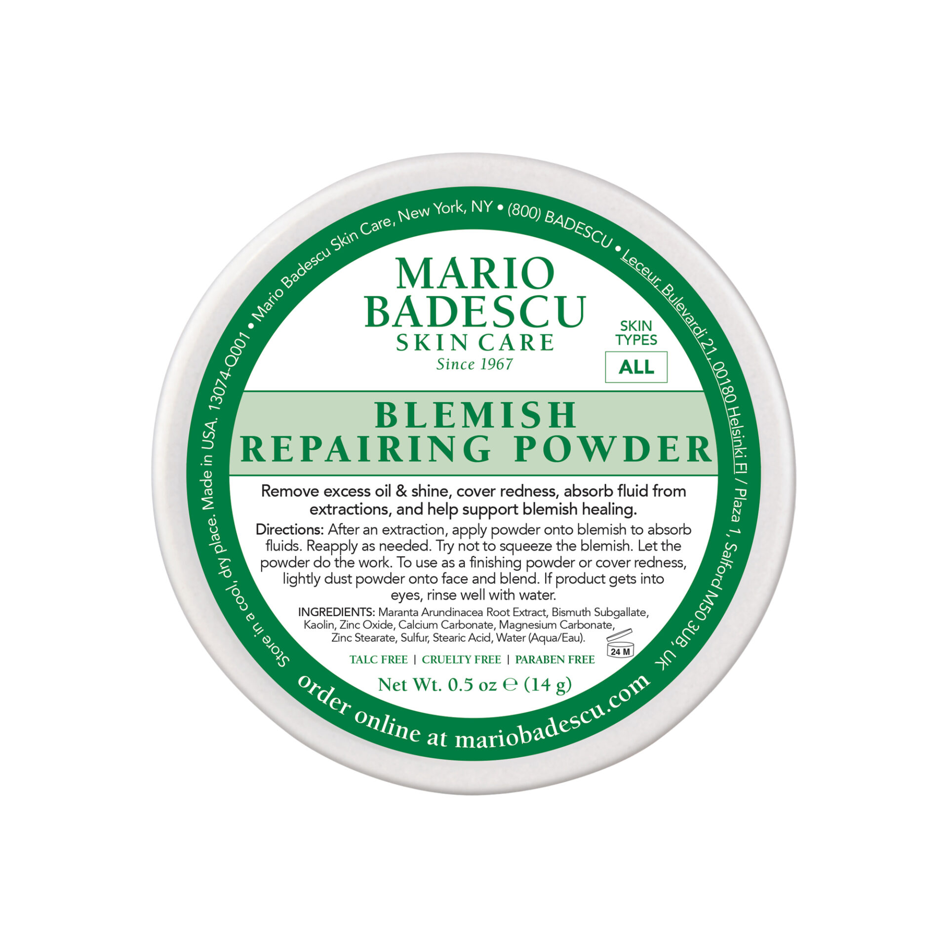 Blemish Repairing Powder by Mario Badescu | Blemish & Acne Treatments (Skincare)