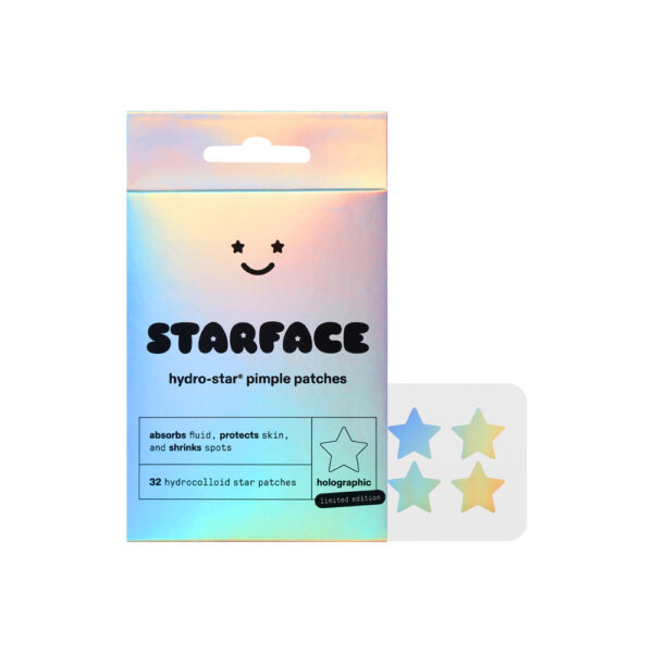 Limited Edition Hydro-Star Holographic Hydrocolloid Pimple Patches by Starface | Blemish & Acne Treatments (Skincare)